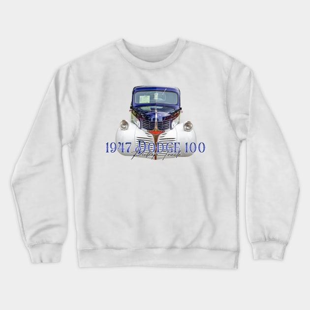 1947 Dodge 100 Pickup Truck Crewneck Sweatshirt by Gestalt Imagery